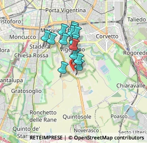Mappa Via Pietro Martire d'Anghiera, 20141 Milano MI, Italia (1.225)