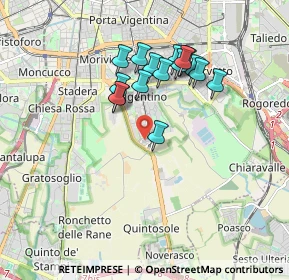 Mappa Via Pietro Martire d'Anghiera, 20141 Milano MI, Italia (1.54625)