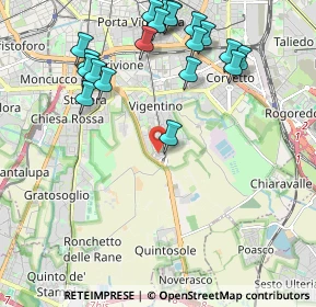 Mappa Via Pietro Martire d'Anghiera, 20141 Milano MI, Italia (2.3935)