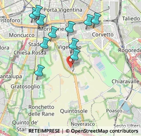 Mappa Via Pietro Martire d'Anghiera, 20141 Milano MI, Italia (2.03455)