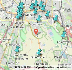 Mappa Via Pietro Martire d'Anghiera, 20141 Milano MI, Italia (2.5935)