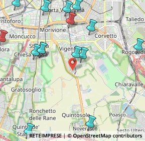 Mappa Via Pietro Martire d'Anghiera, 20141 Milano MI, Italia (2.95611)
