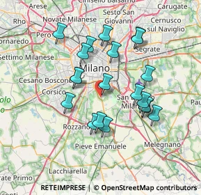 Mappa Via Pietro Martire d'Anghiera, 20141 Milano MI, Italia (6.4925)