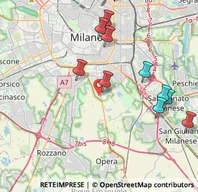 Mappa Via Pietro Martire d'Anghiera, 20141 Milano MI, Italia (5.41214)