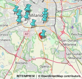 Mappa Via Pietro Martire d'Anghiera, 20141 Milano MI, Italia (4.36273)
