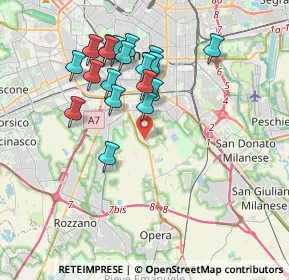 Mappa Via Pietro Martire d'Anghiera, 20141 Milano MI, Italia (3.51105)