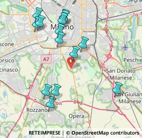 Mappa Via Pietro Martire d'Anghiera, 20141 Milano MI, Italia (4.31143)