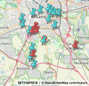Mappa Via Pietro Martire d'Anghiera, 20141 Milano MI, Italia (3.897)