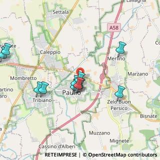 Mappa Via Santa Maria Domenica Mazzarello, 20067 Paullo MI, Italia (1.96545)