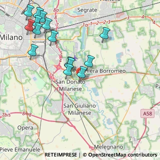 Mappa Via della Liberazione, 20097 San Donato Milanese MI, Italia (4.80533)