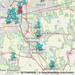 Mappa Via della Liberazione, 20097 San Donato Milanese MI, Italia (6.415)