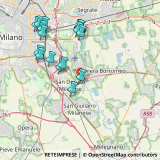 Mappa Via della Liberazione, 20097 San Donato Milanese MI, Italia (4.54222)