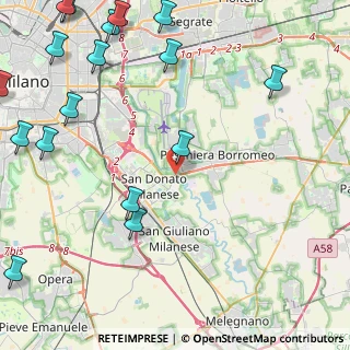 Mappa Via della Liberazione, 20097 San Donato Milanese MI, Italia (6.63529)