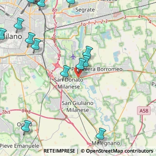 Mappa Via della Liberazione, 20097 San Donato Milanese MI, Italia (6.39267)