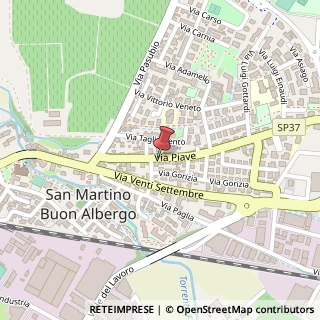 Mappa Via Piave, 12, 37036 San Martino Buon Albergo, Verona (Veneto)