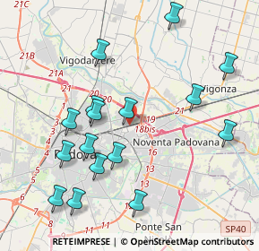 Mappa Via Ragazzi del, 35129 Padova PD, Italia (4.31563)