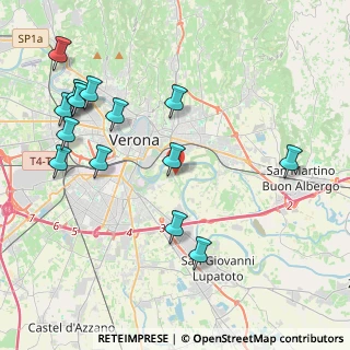 Mappa Via Lazzaretto, 37134 Verona VR, Italia (4.848)