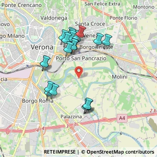 Mappa Via Lazzaretto, 37134 Verona VR, Italia (1.875)