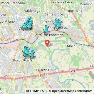 Mappa Via Lazzaretto, 37134 Verona VR, Italia (2.12)