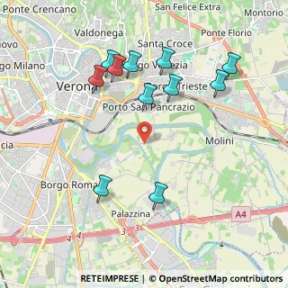 Mappa Via Lazzaretto, 37134 Verona VR, Italia (2.06545)