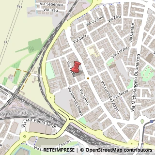 Mappa Via Tunisi, 26, 35135 Padova, Padova (Veneto)