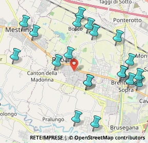 Mappa Via E. Bernardi, 35030 Rubano PD, Italia (2.4125)