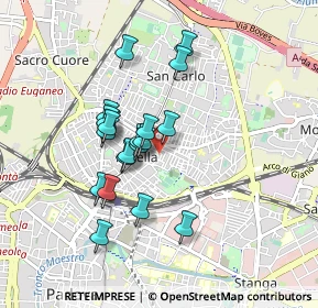 Mappa Via Giuseppe Rizzoli, 35132 Padova PD, Italia (0.722)