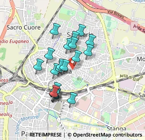 Mappa Via Giuseppe Rizzoli, 35132 Padova PD, Italia (0.6995)