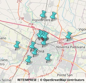 Mappa Via Giuseppe Rizzoli, 35132 Padova PD, Italia (2.75077)