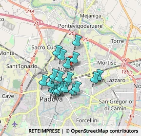 Mappa Via Giuseppe Rizzoli, 35132 Padova PD, Italia (1.412)
