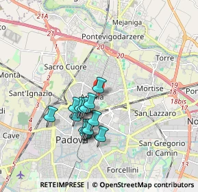 Mappa Via Giuseppe Rizzoli, 35132 Padova PD, Italia (1.495)
