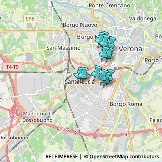 Mappa Stradone S. Lucia, 37137 Verona VR, Italia (1.35846)