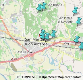 Mappa Via Cavalieri di Vittorio Veneto, 37036 San Martino Buon Albergo VR, Italia (1.95545)
