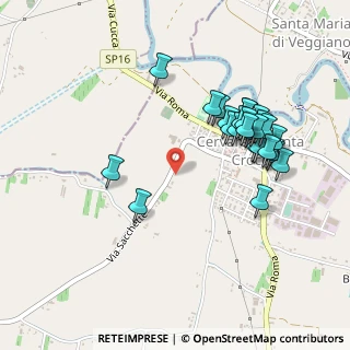 Mappa Via Sacchette, 35030 Cervarese Santa Croce PD, Italia (0.48148)