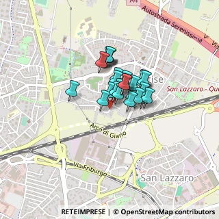 Mappa Via Mortise, 35129 Padova PD, Italia (0.25185)