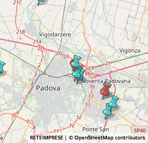 Mappa Via Mortise, 35129 Padova PD, Italia (5.75231)