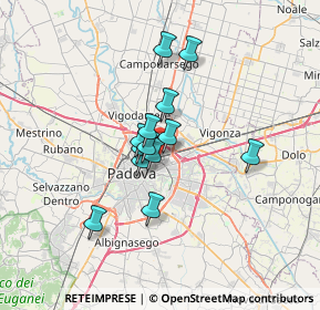 Mappa Via Mortise, 35129 Padova PD, Italia (4.65077)