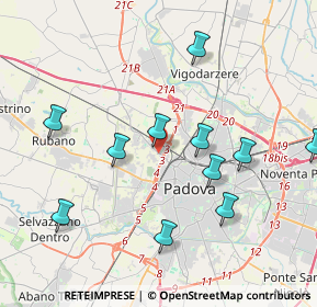 Mappa Via Montà, 35100 Padova PD, Italia (4.09)