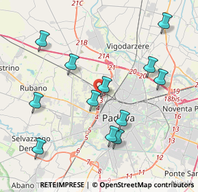 Mappa Via Montà, 35100 Padova PD, Italia (4.1525)