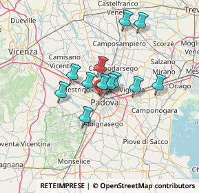 Mappa Via Montà, 35100 Padova PD, Italia (10.19667)