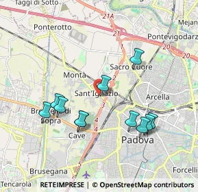 Mappa Via Montà, 35100 Padova PD, Italia (1.84182)