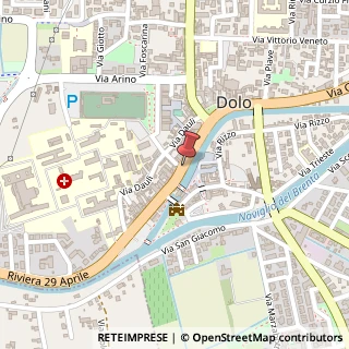 Mappa Via Giuseppe Mazzini,  3, 30031 Dolo, Venezia (Veneto)