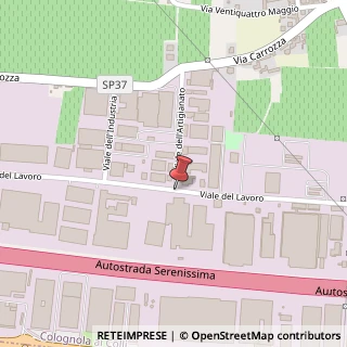 Mappa Viale del Lavoro,  40, 37030 Colognola ai Colli, Verona (Veneto)