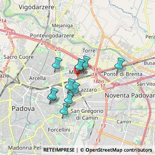 Mappa Via Carlo Bergamini, 35129 Padova PD, Italia (1.35636)