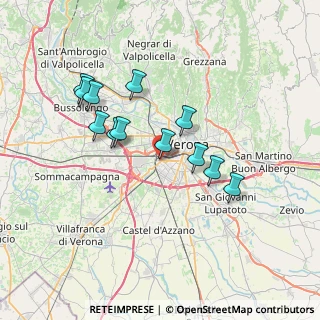 Mappa Via Salasco, 37137 Verona VR, Italia (6.38583)