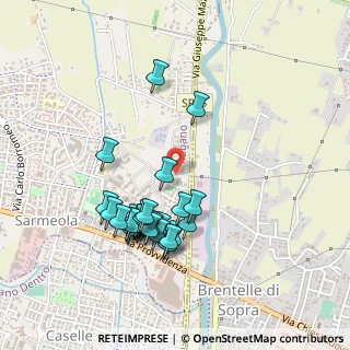 Mappa Via Gatari, 35030 Rubano PD, Italia (0.45172)