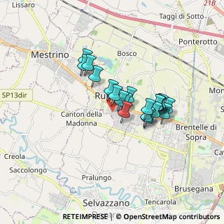 Mappa Via Archimede, 35030 Rubano PD, Italia (1.262)