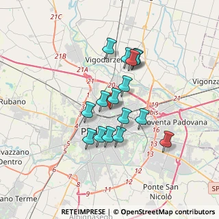 Mappa Via Giuseppe Furlanetto, 35132 Padova PD, Italia (2.81875)