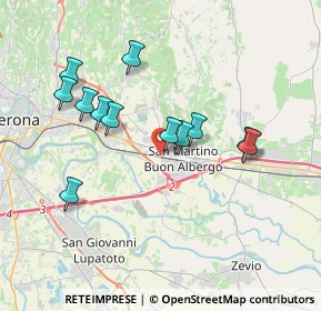 Mappa Via Vincenzo Muccioli, 37036 San Martino Buon Albergo VR, Italia (3.4225)