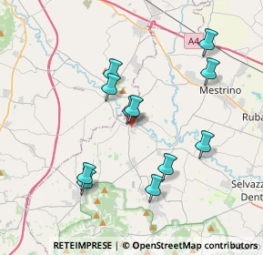 Mappa Via Giorgione, 35030 Cervarese Santa Croce PD, Italia (3.52636)